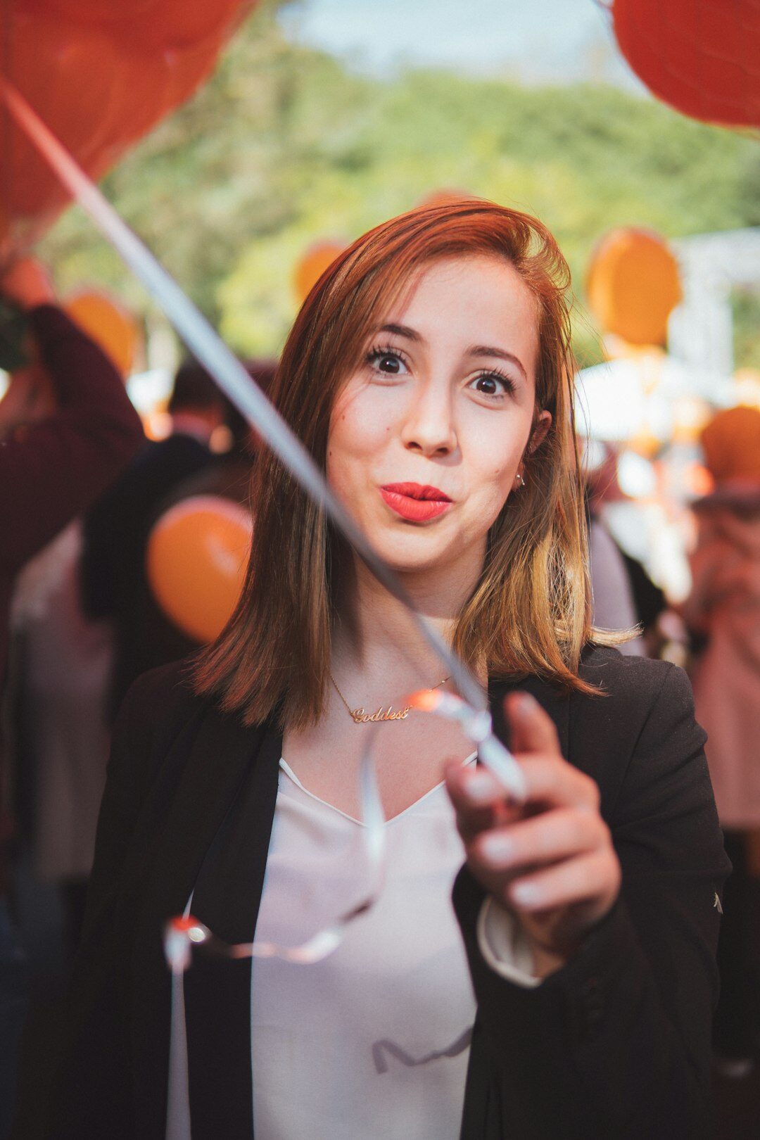 Portrait of a Czech female event manager smiling