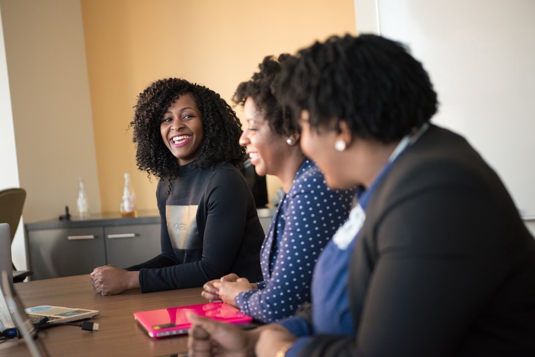 business team listening in meeting