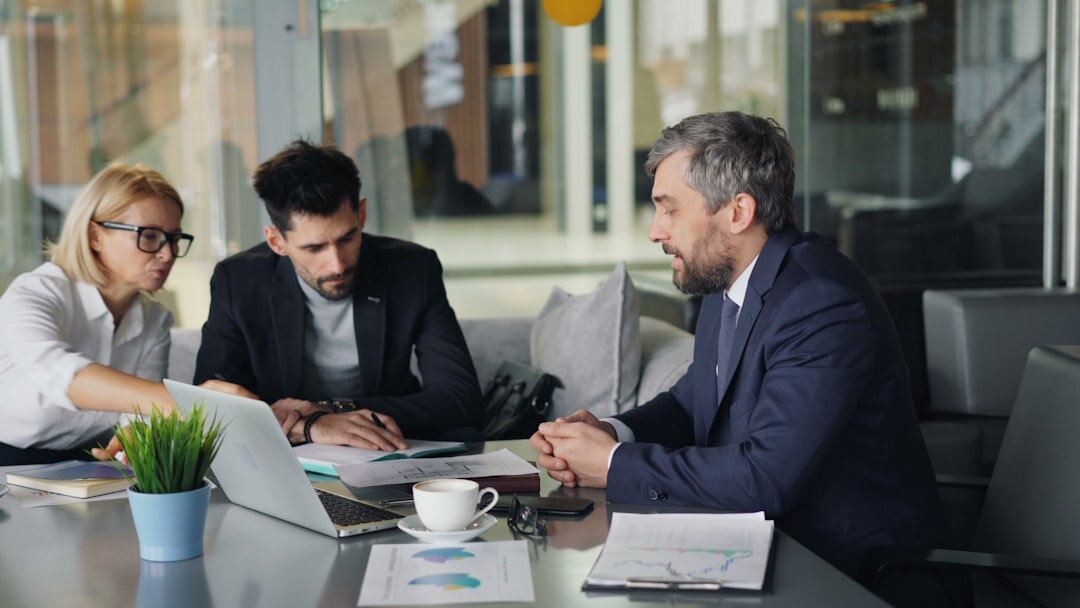 business negotiation scene